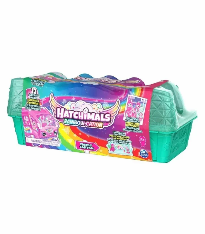 64445 Hatchimals Lama Ailesi Yumurta Kartonu