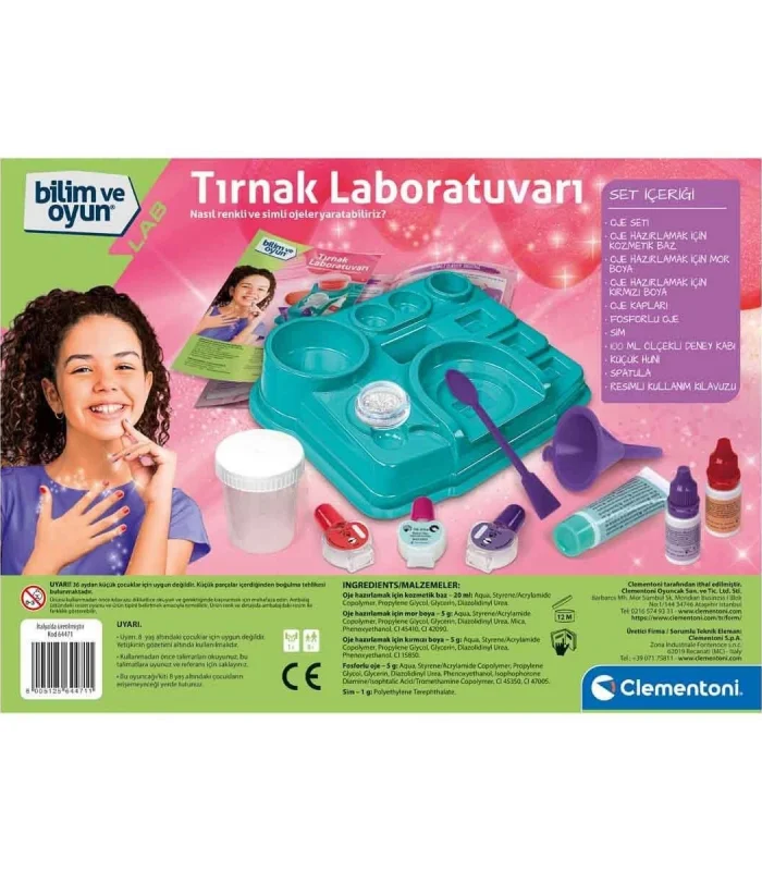 64471 Bilim ve Oyun - Tırnak Laboratuvarı +8 yaş