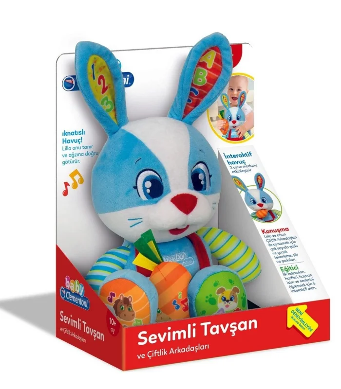 64544 Baby Clementoni Sevimli Tavşan +10 ay