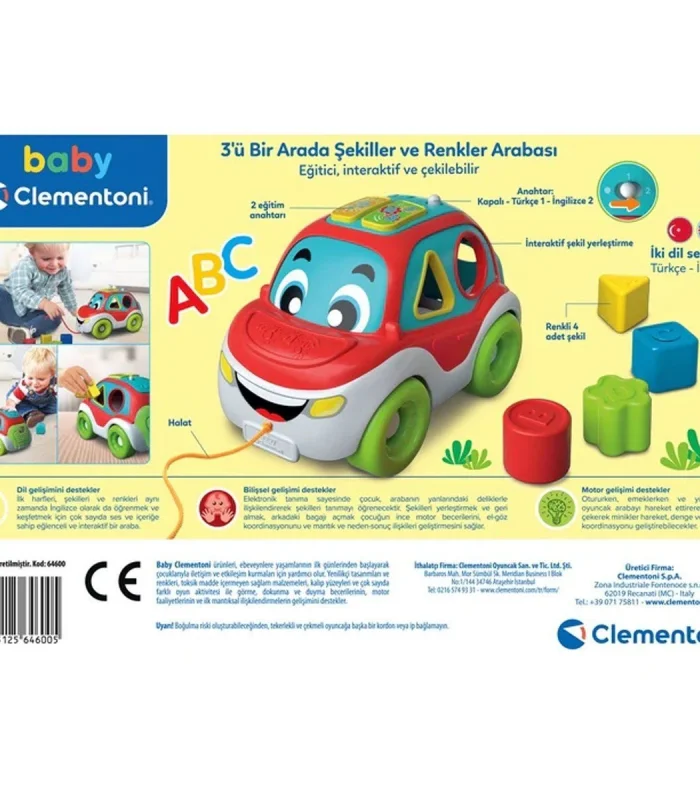 64600 Baby Clementoni - Bultak Araba +9 ay