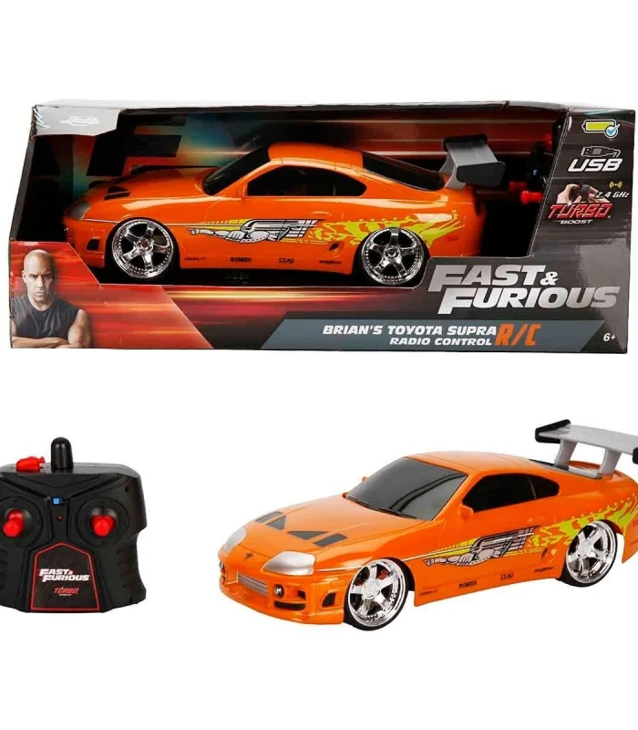 6494 SUN-SIM-JDA-RC ARABA 116 FAST FURIOUS BRIANS TOYOTA SUPRA FF 3 7V USB 2