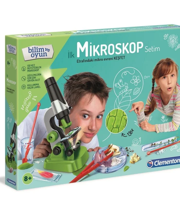 64963 İlk Mikroskop Setim - Bilim ve Oyun +8 yaş