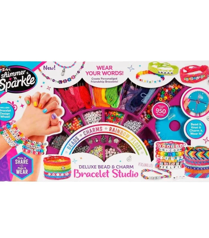 65592 SUN-CZA-HOBİ-SET SHIMMER N SPARKLE DELUXE BEAD CHARM BRACELET STUDIO