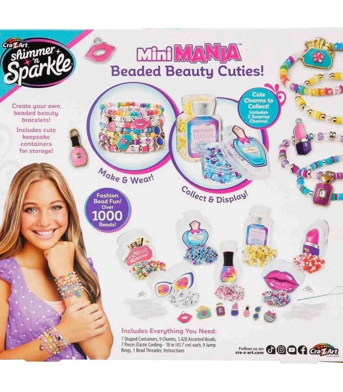 65608 SUN-CZA-HOBİ SET SHIMMER N SPARKLE MINI MANIA BEAUTY CHARMS SERIES 1