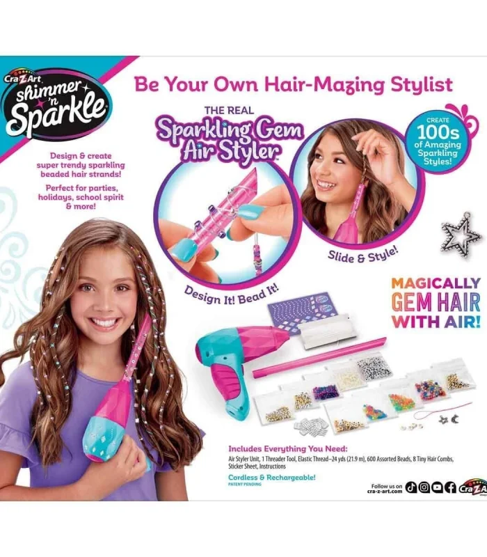 65609 SUN-CZA-HOBİ SET SHIMMER N SPARKLE SPARKLING GEM AIR STYLER