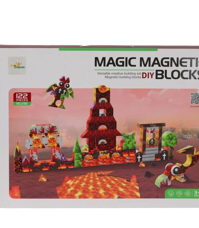 66011 MANYETİK PUZZLE 122 PARÇA