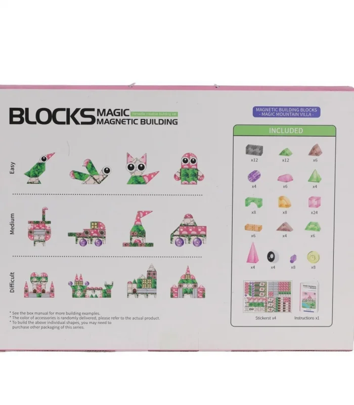 6602 MANYETİK PUZZLE 124 PARÇA