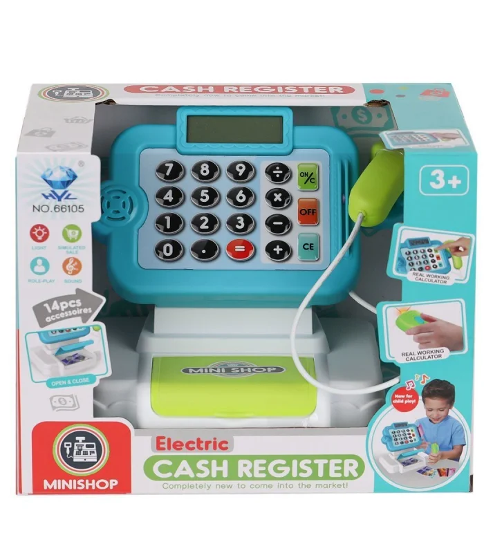 66105 Sesli ve Işıklı Yazar Kasa -Prestij Oyuncak