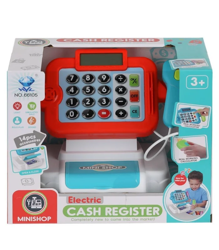 66105 Sesli ve Işıklı Yazar Kasa -Prestij Oyuncak