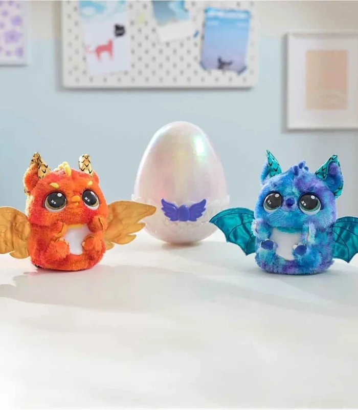 69282 SUN- Sesli ve Işıklı Hatchimals Alive Mystery Hatch Draggle İnteraktif Peluş Sürpriz Yumurta