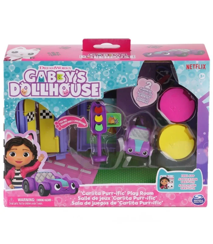 69300 Gabbys Dollhouse Baby Box Cat Craft-a-Riffic Room Gabby Kedi Riffic Odası