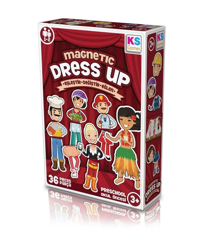 MD174 KS, Magnetic Dress Up - Eşleştir・Değiştir・Eğlen / +3 yaş