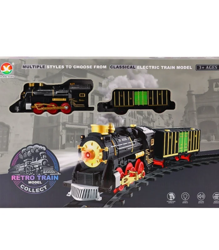 699-69A Sesli Işıklı Şarjlı Dumanlı Tren Seti -Karsan Oyuncak