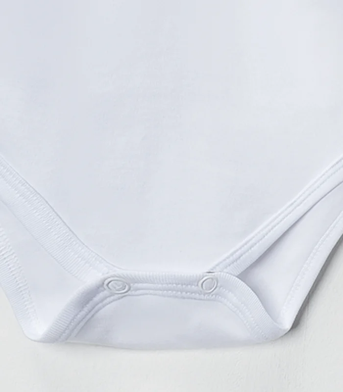 Büyük Beden 5’li Kısa Kol Body Zıbın Beyaz – Pamuklu, Alttan Çıtçıtlı, Rahat, Özel Çocuklara Uygun