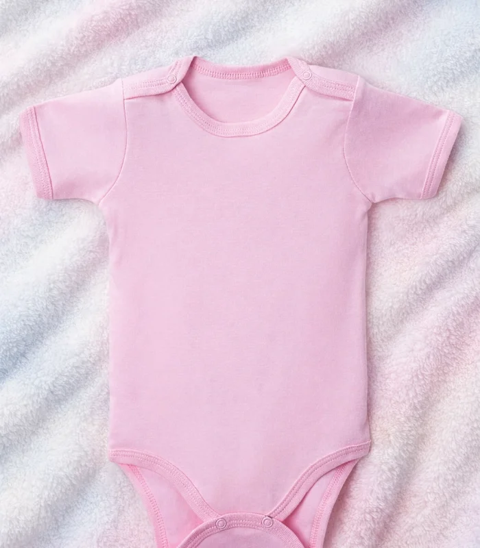 Büyük Beden Çocuk Body Zıbın 5li Set 2-12 Yaş %100 Pamuk Alttan Çıtçıtlı Kısa Kol Pembe