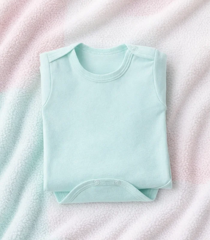 Çocuk Body Zıbın 5li Set Büyük Beden %100 Pamuk Alttan Çıtçıtlı Kısa Kol 2-12 Yaş Bebek Body Yeşil