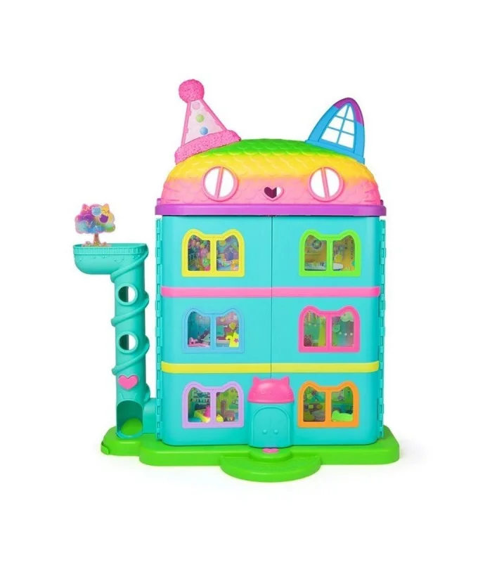 70742 Gabbys Dollhouse Festival Evi Eğlenceli Müzikli Oyun Seti 63 cm -Spinmaster