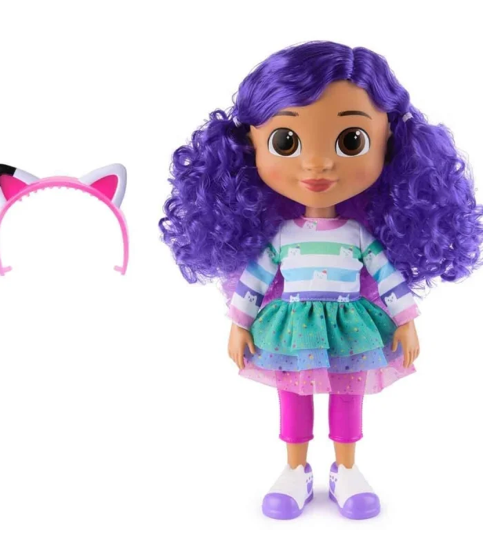 70859 SUN-SPM-FİGÜR GABBY S DOLLHOUSE ŞARKI SÖYLEYEN BEBEK SESLİ 30CM