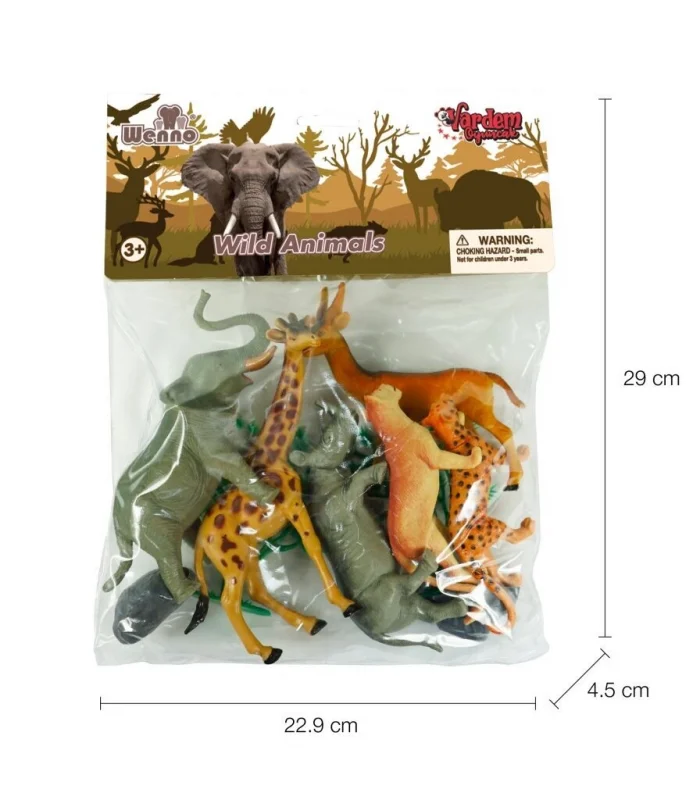 7141,7142,7143 Poşette 10 parça Hayvan Seti