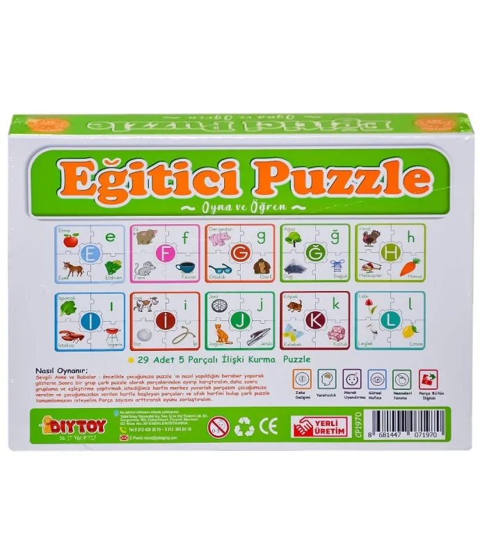 7197 ÇARK PUZZLE ALFABE