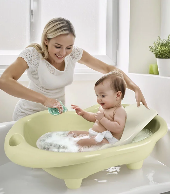 7269 HIPPO BEBEK YIKAMA KÜVETİ VE DESTEĞİ ECO YEŞİL