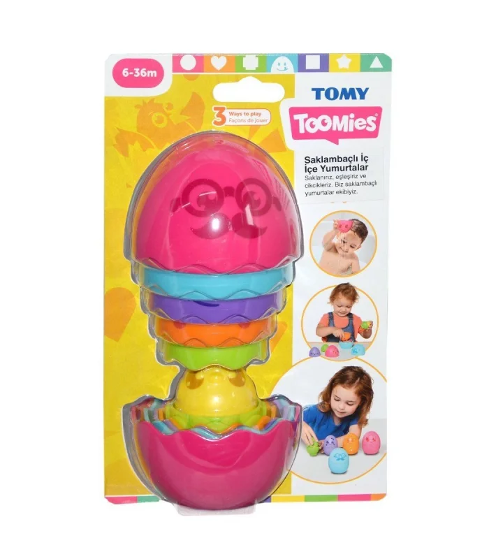73080 Tomy - İç İçe Yumurtalar 6-36 ay