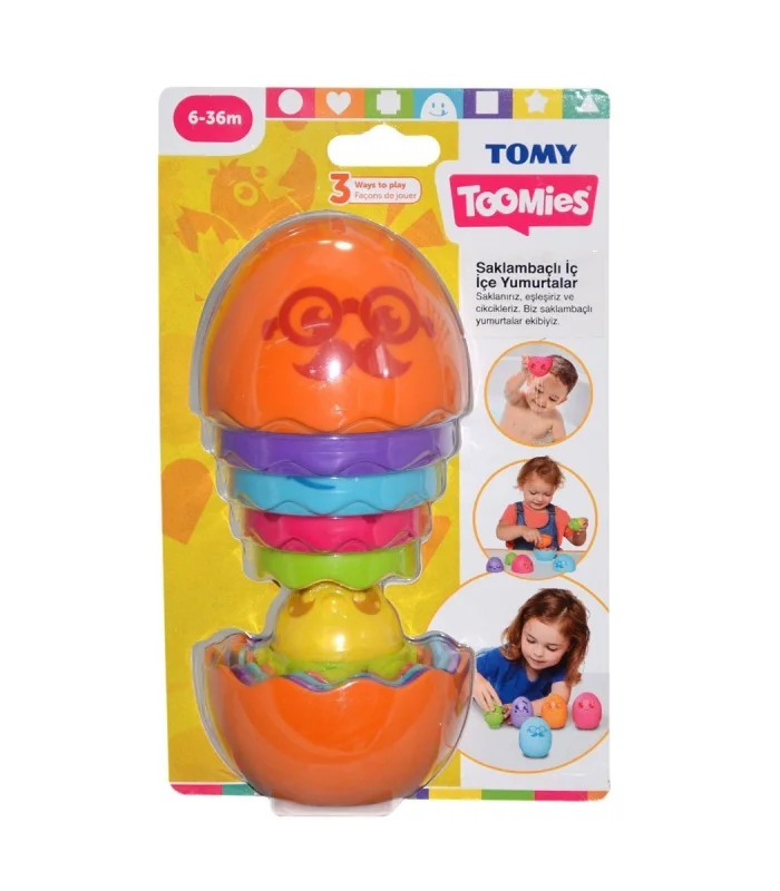 73080 Tomy - İç İçe Yumurtalar 6-36 ay