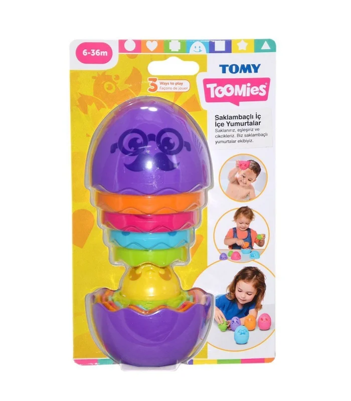73080 Tomy - İç İçe Yumurtalar 6-36 ay