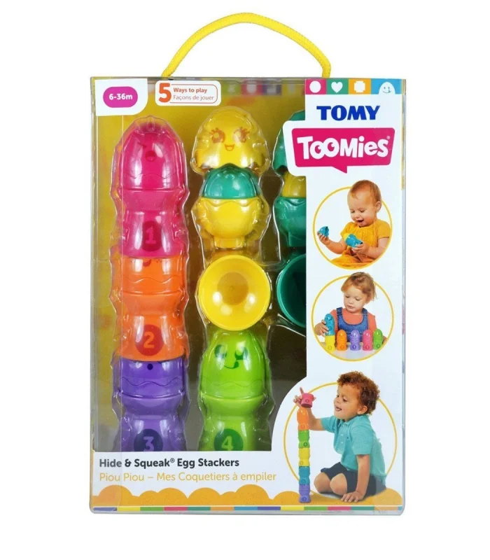 73083 Tomy - Saklambaçlı Yumurta Kule Seti 6-36 ay