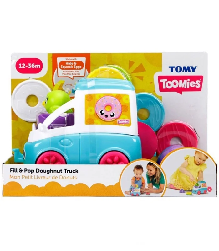 73095 Tomy - Yumurta Kamyonu (2 asorti) 12-36 ay