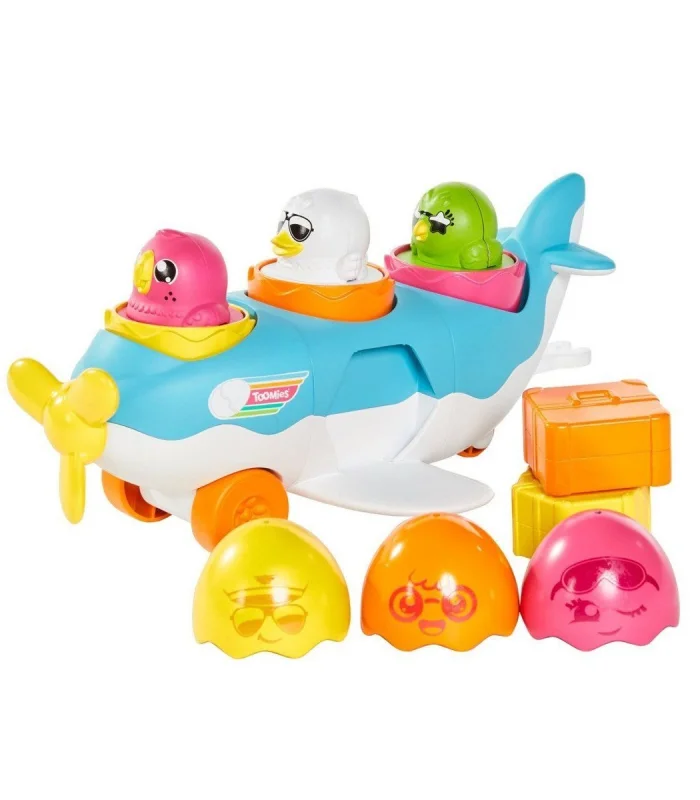 73147 Tomy - 2si1 arada Uçak ve Saklambaçlı Yumurtalar 12-36 ay