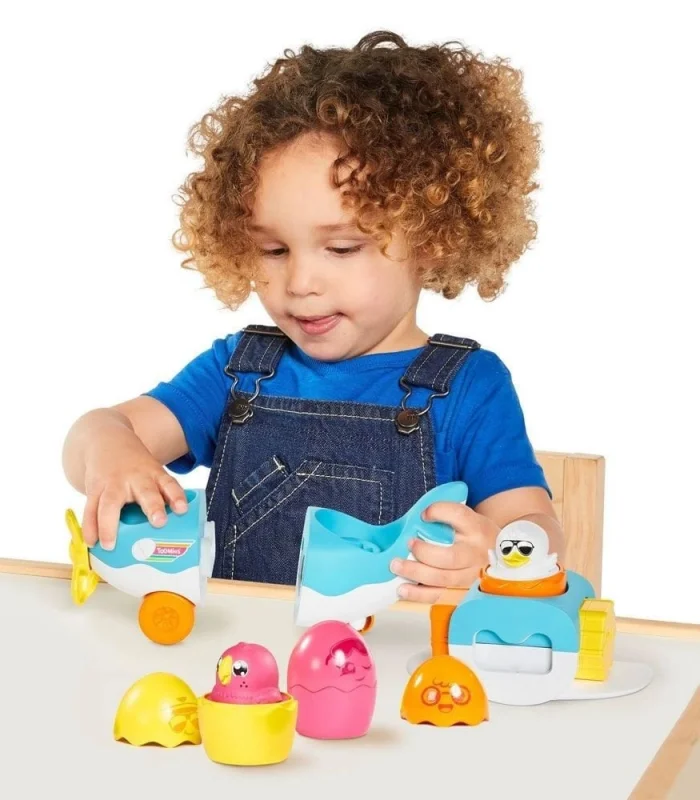 73147 Tomy - 2si1 arada Uçak ve Saklambaçlı Yumurtalar 12-36 ay