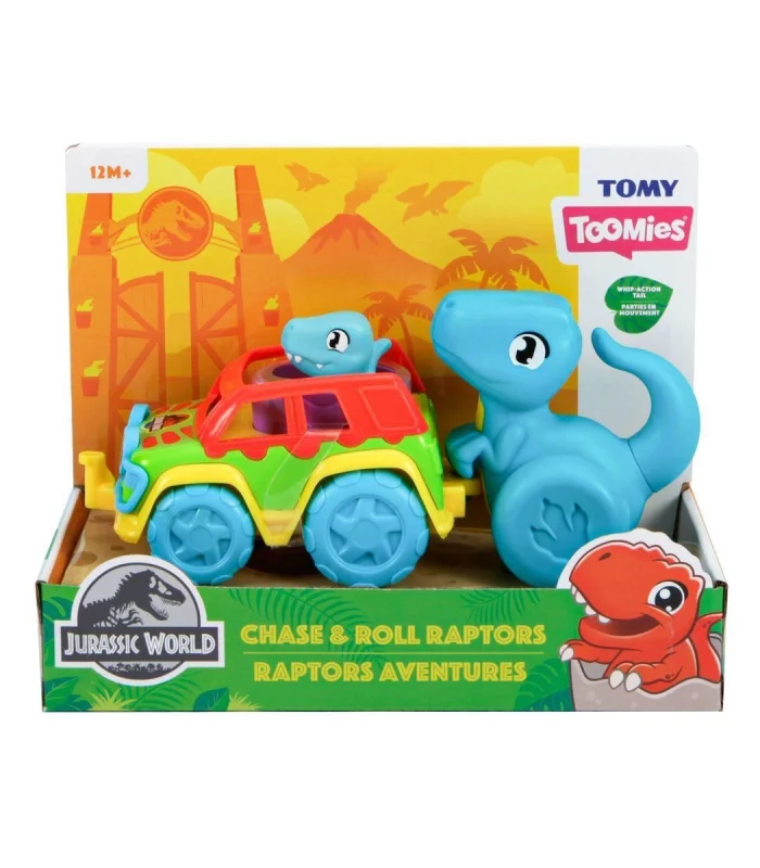 73251 Tomy - Jurassic World Dino ve Renkli Araç +12 ay