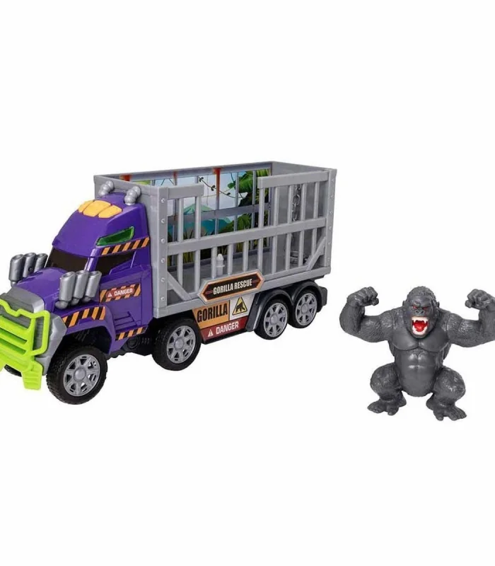 74641  Sesli ve Işıklı Motorize Araba Goril Kurtarıcısı -Sunman