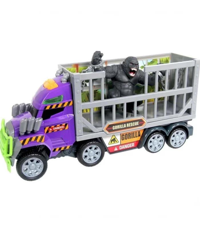 74641  Sesli ve Işıklı Motorize Araba Goril Kurtarıcısı -Sunman