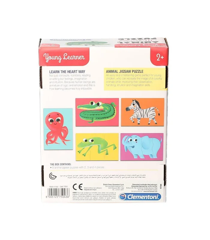 75043TR Young Learner - Sevimli Hayvanlar Yapboz +3 yaş