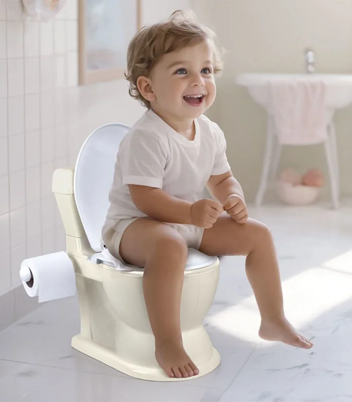 7562 Eğitici Klozet XL Relax Bej -Dolu Oyuncak