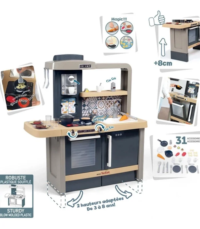 760031208 Smoby Tefal Evolutive Mutfak