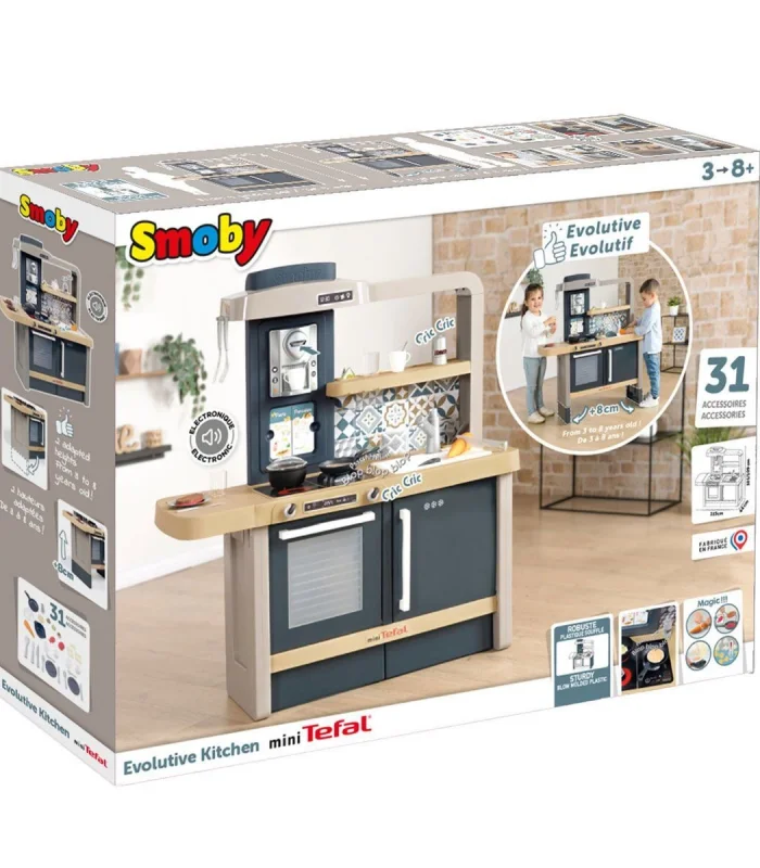 760031208 Smoby Tefal Evolutive Mutfak