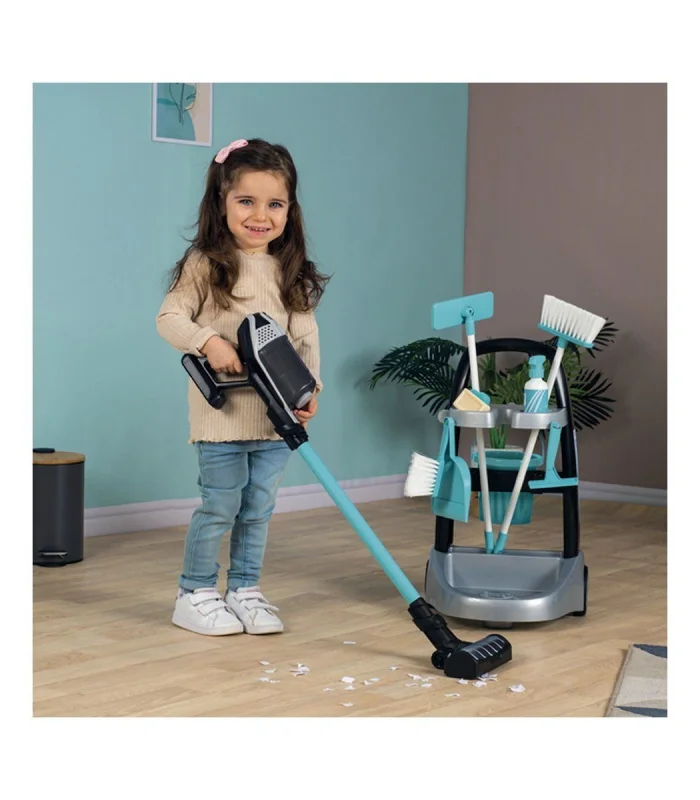 7600330319 Rowenta Oyuncak Temizlik Arabası + Elektrikli Süpürge