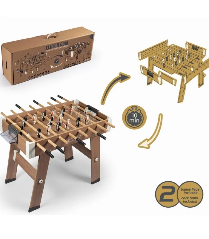 7600620700 SMOBY CLİCK GOAL SOCCER TABLE