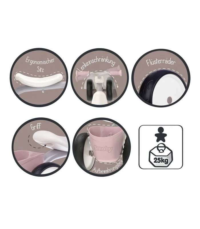 7600721405 ROOKIE RIDE-ON PINK