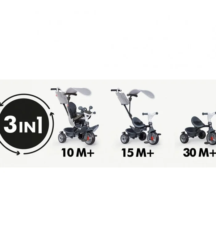 7600741503 Baby Driver Tricycle Grey