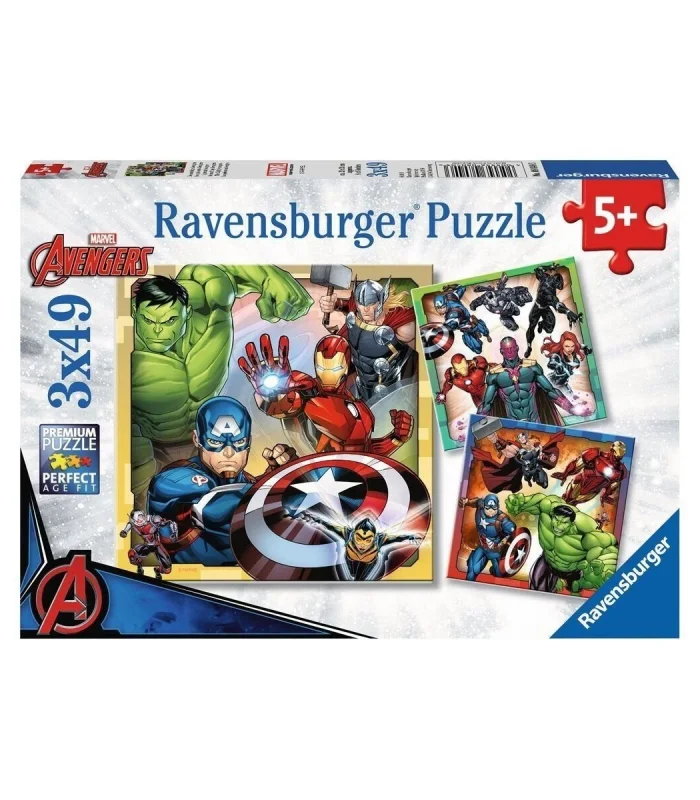 80403 Marvel Avengers 3x49 parça Ravensburger Puzzle