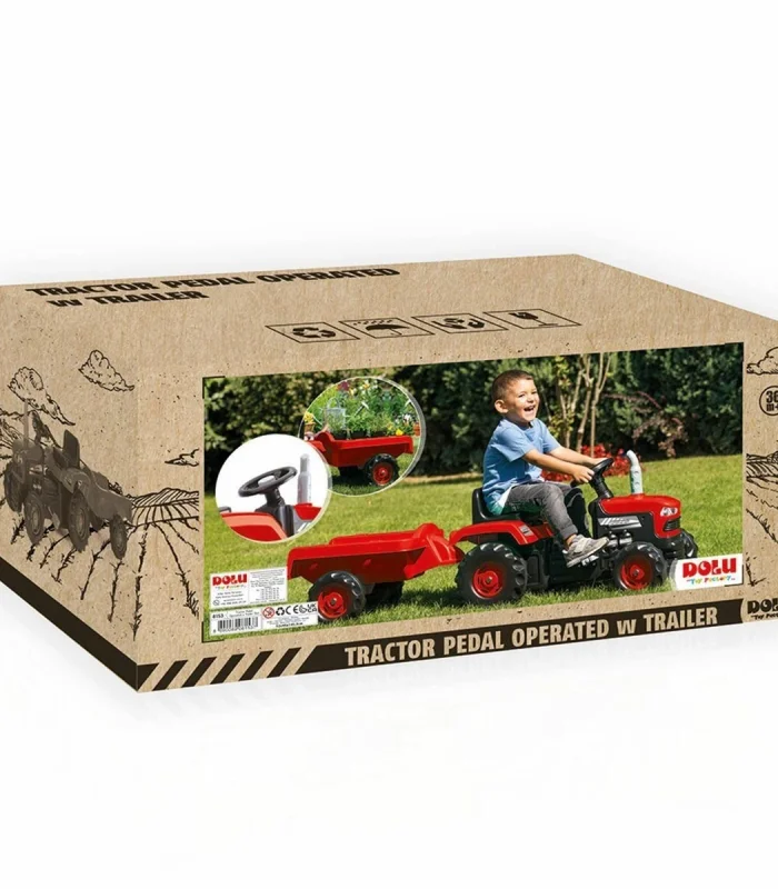 8153 Römorklu Pedallı Traktör -Dolu