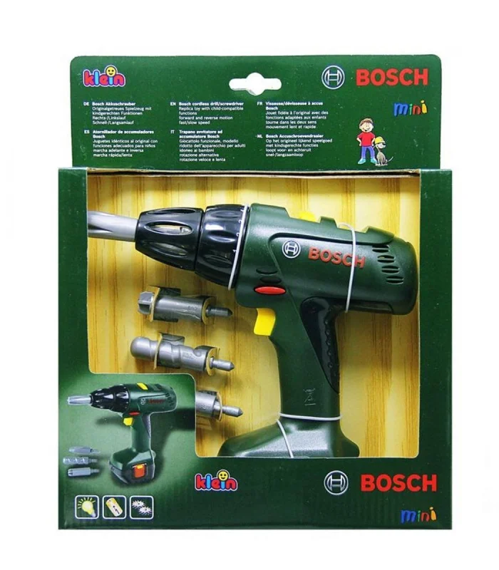 8402 Bosch Işıklı Oyuncak Matkap Seti
