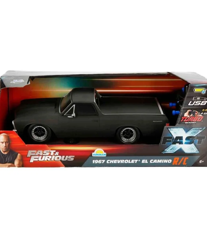 8429 1:16 Fast & Furious 1967 Chevrolet El Camino USB Şarjlı Uzaktan Kumandalı Araba