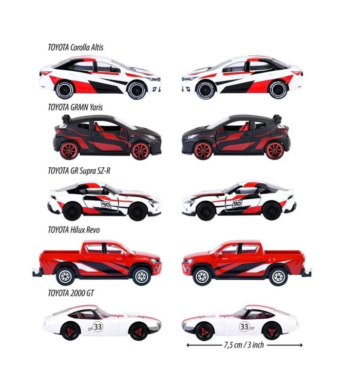 8502105003 Toyota Racing 5 Pieces Giftpack