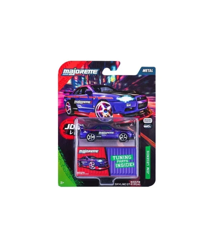 8504101001 JDM Legends Deluxe Cars, 6-asst.freewheel, die-cast, opening and t(Belirtilen fiyat, tekli satış için adet fiyatıdır.)