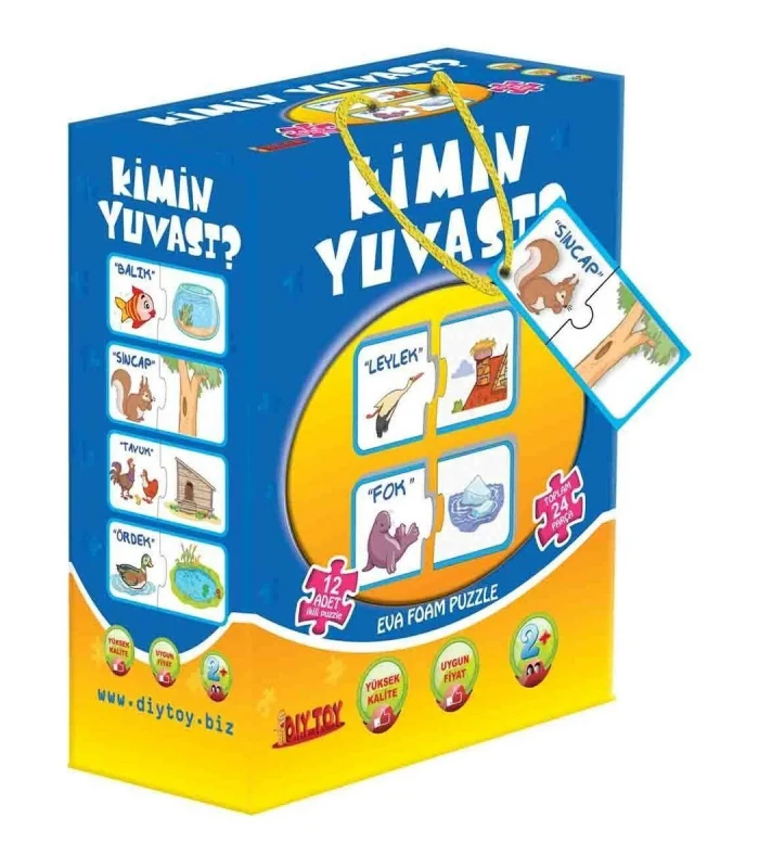 8513 2 Lİ KİMİN YUVASI KUTULU